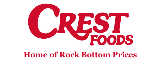 A theme logo of Crest Foods