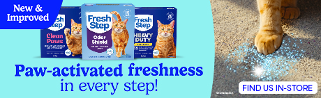  Keep your home smelling fresh with Fresh Step cat litter. Shop now!